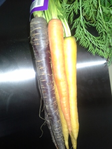A rainbow of carrots
