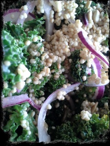 TiV Kale Quinoa salad close